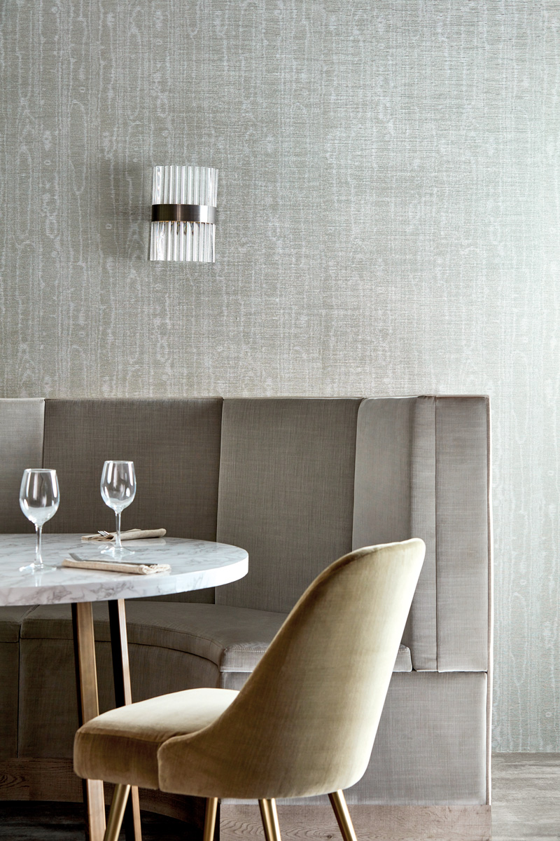 Tapete Watered Silk - Silver