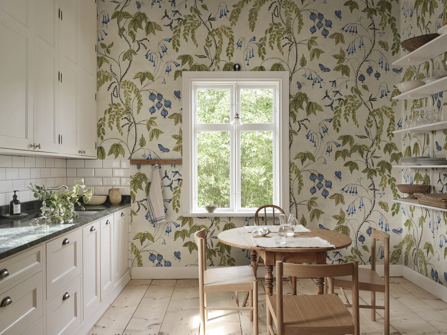 Wandbild Ottilia - Olive Green