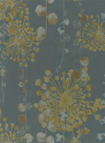 Tapete Moku - Graphite/ Mustard
