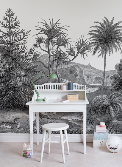 Wandbild Jungle Land