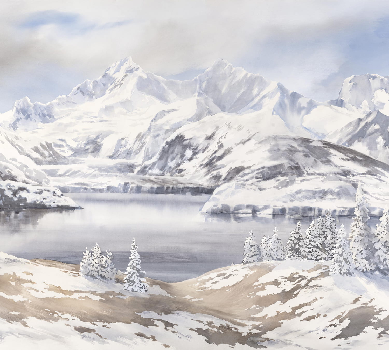 Wandbild Glaciers - Original