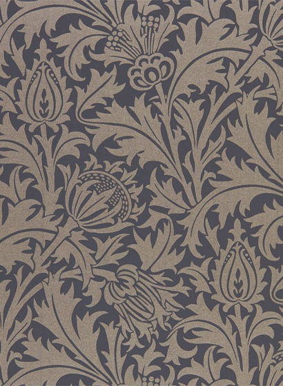 Tapete Pure Thistle - Black Ink