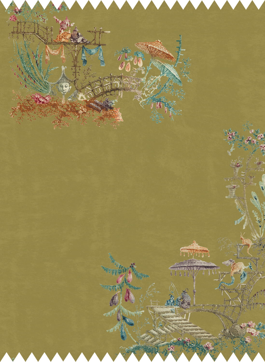 Stoff Chinoiserie - Velvet