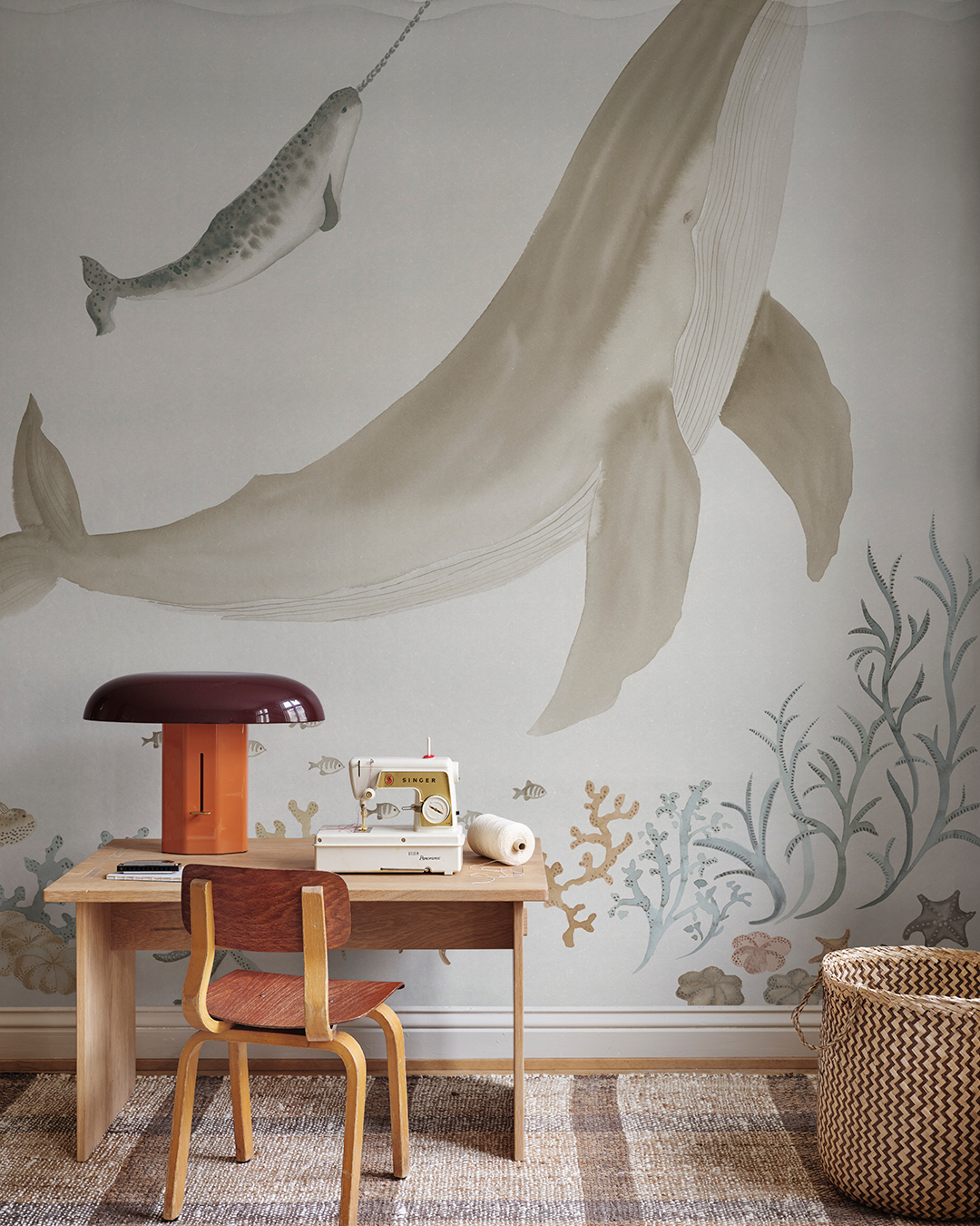Wandbild Sally - Beige