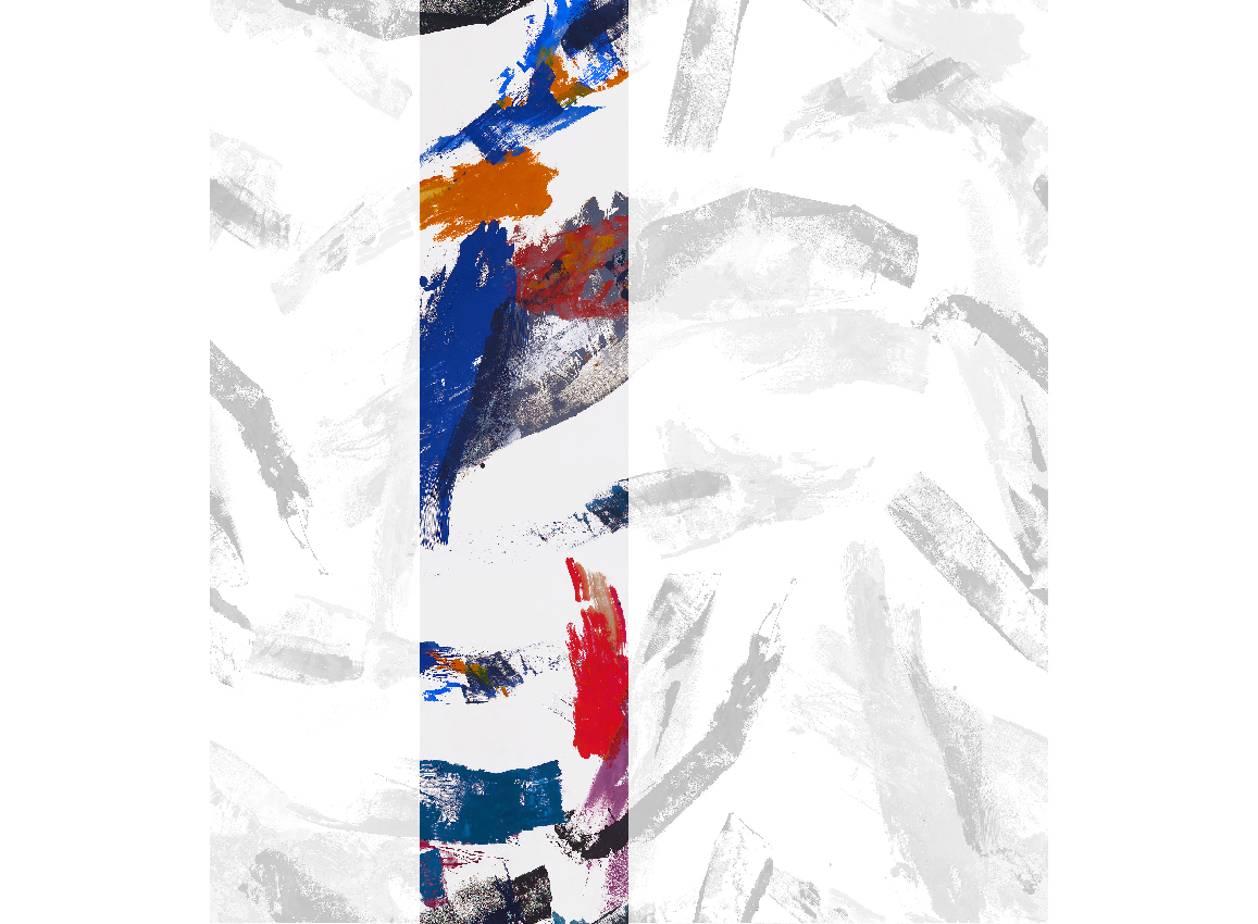 Wandbild Jack - Red Blue Panel 2
