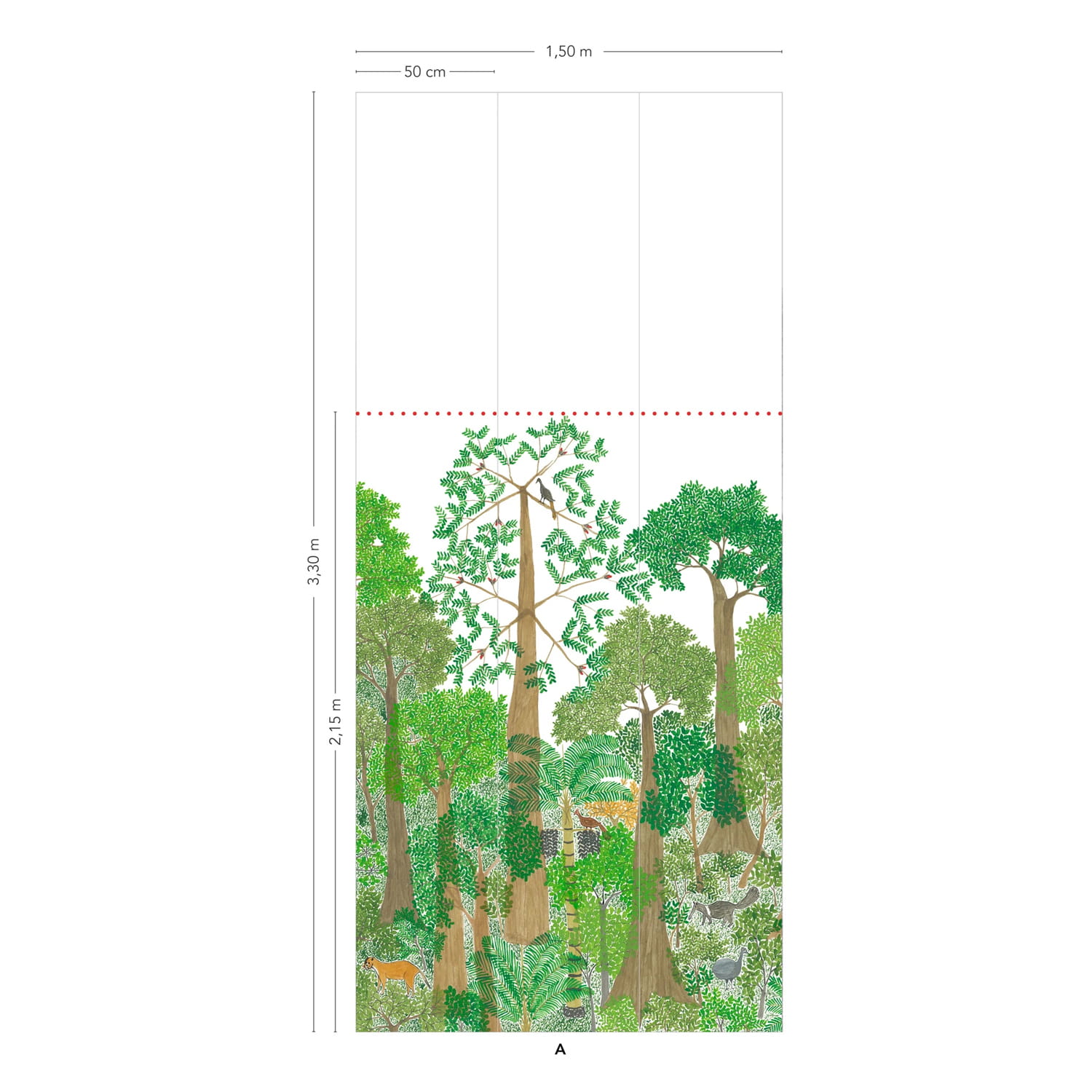 Wandbild Isio Bajii - Panel A