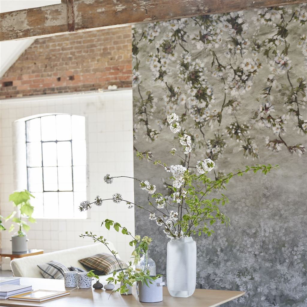 Wandbild Assam Blossom - Platinum