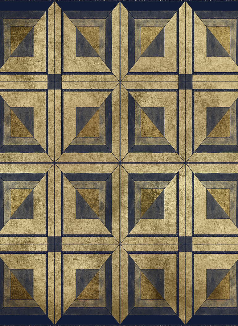 Wandbild Empire Metallics - Gold