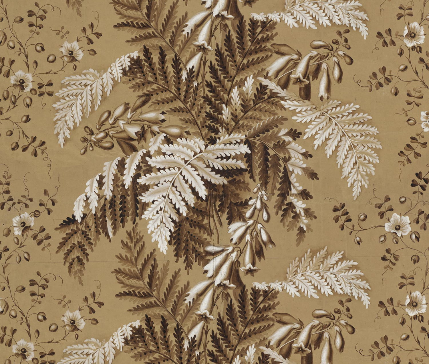 Wandbild Big Pattern Feuilles - 8 Drops