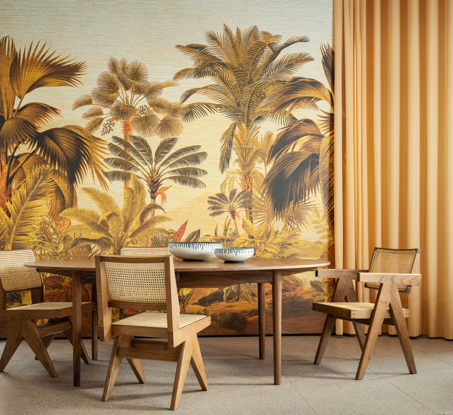 Wandbild Reverie Tropicale - Golden Hour