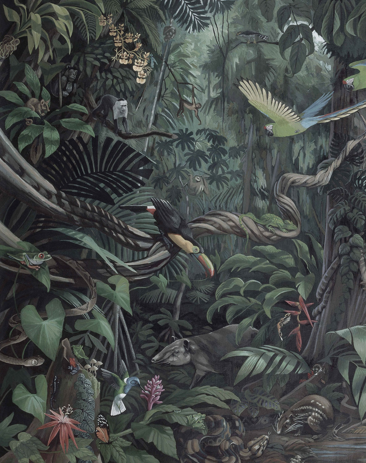 Carta da parati panoramica Tropical Landscapes 3 - XS