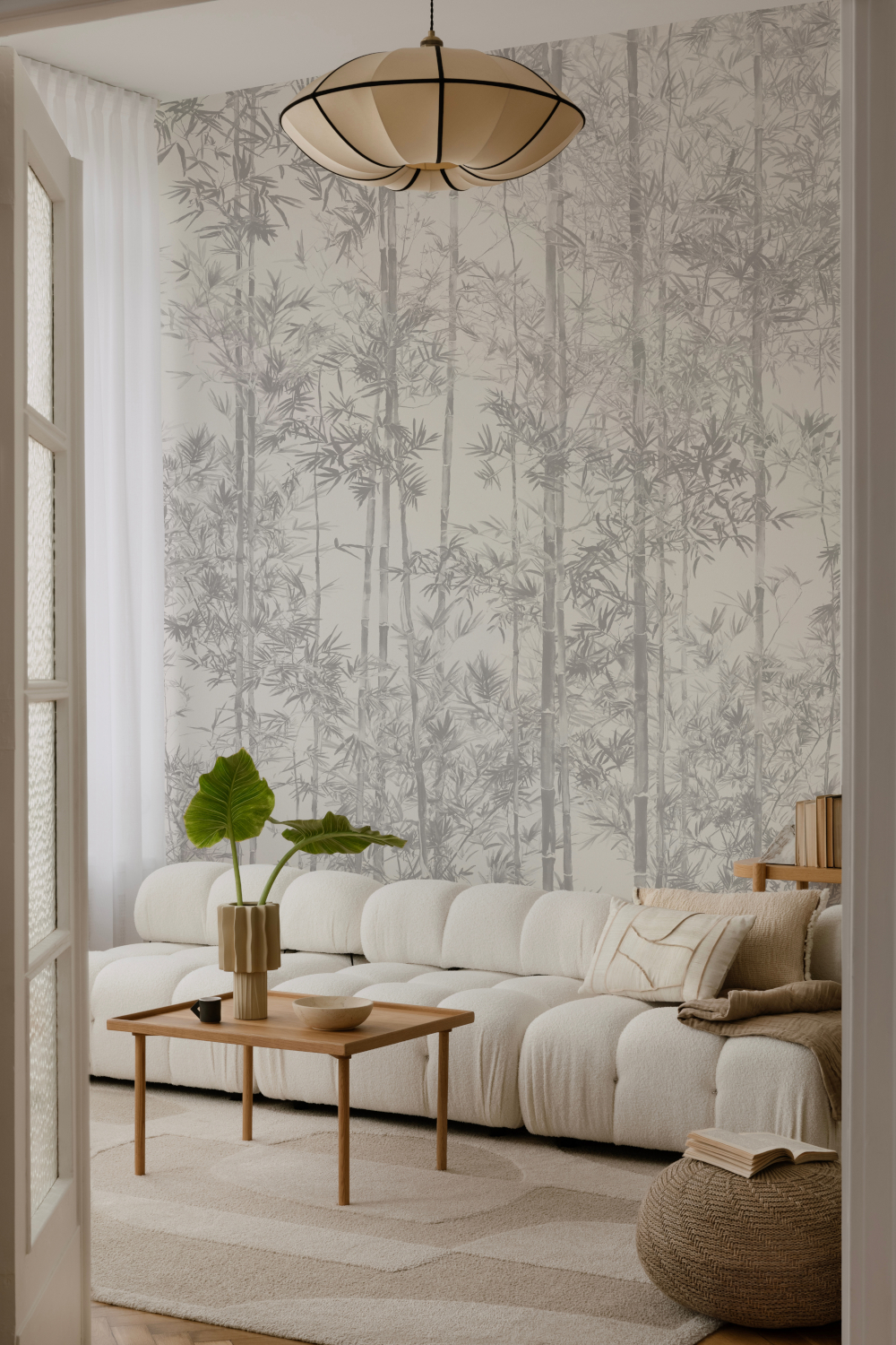 Wandbild Bamboo Grey - Panel C