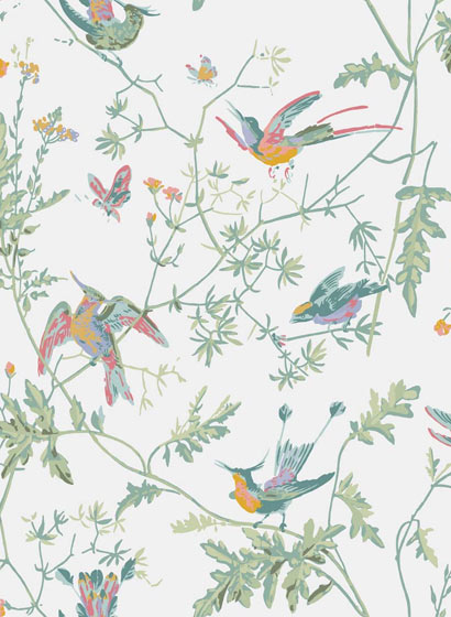 Tapete Hummingbirds Icons - Pastel