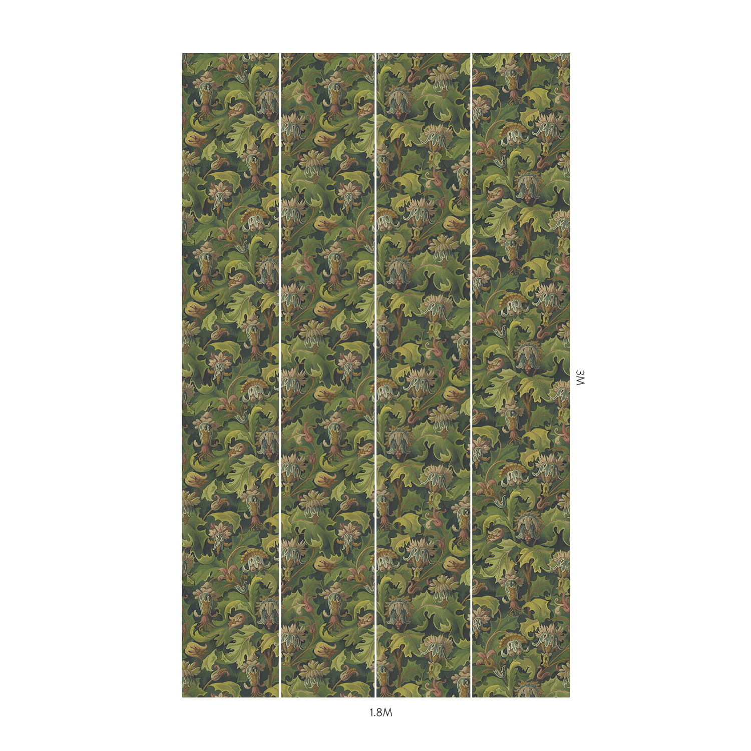 Tapete Vespertine - Verde