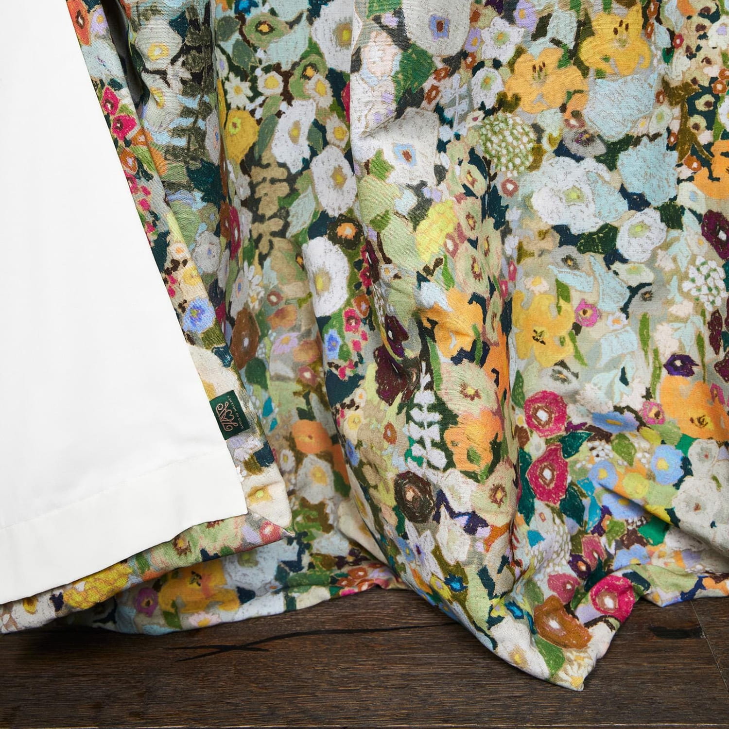 Tissu Hollyhocks - Cotton Linen - Summer