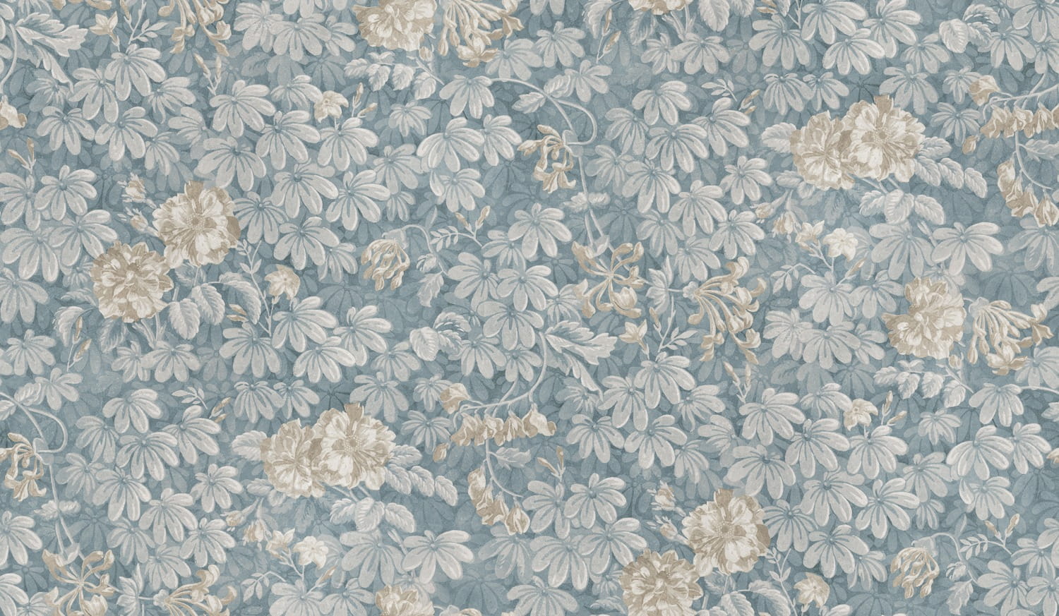 Wandbild Tyra - Misty Blue