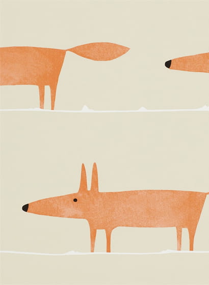 Tapete Mr Fox - Ginger