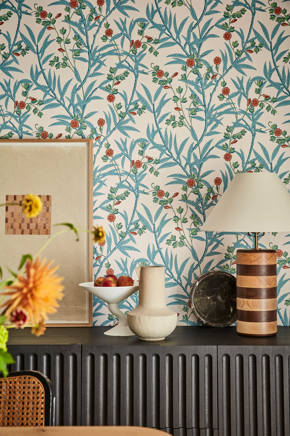 Tapete Bamboo Floral - Heat