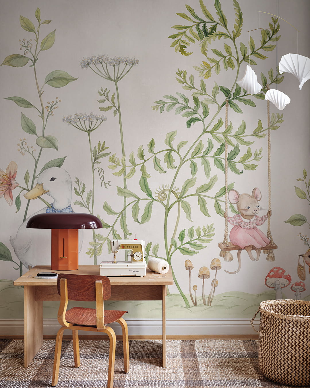 Wandbild Vilhelmina - green