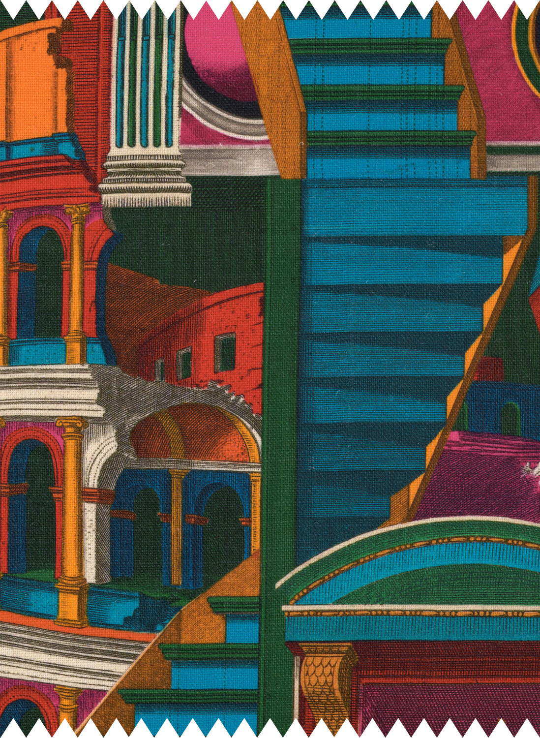 Fabric Piazza Degli Arlecchini - Linen