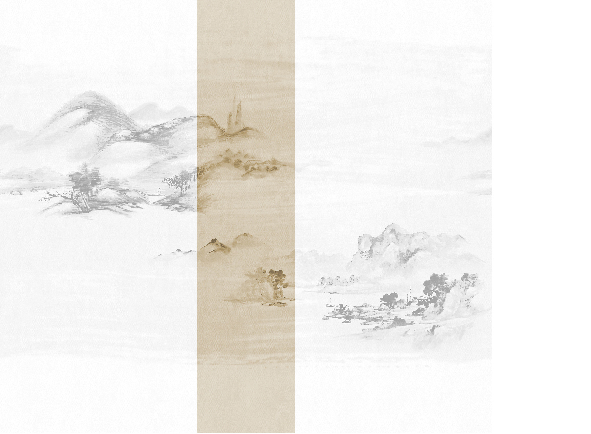 Wandbild Kawa - Sepia Panel 3