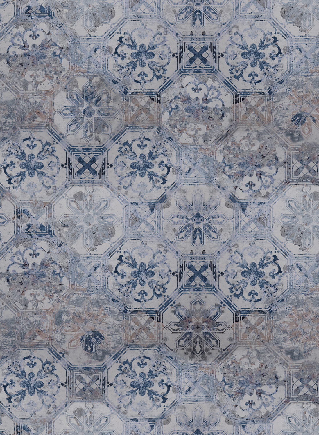 Wandbild Qatar - Indigo