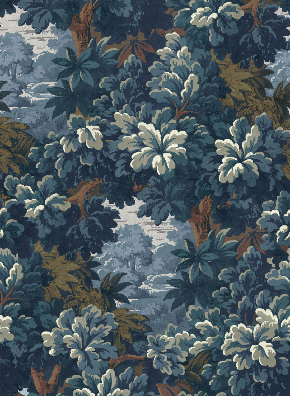 Tapete Verdure 16th - Blue