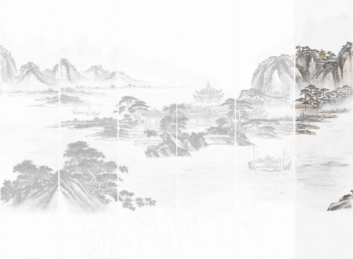 Wandbild Kaisui - Grafic Panel 6