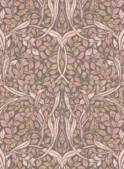 Wandbild Swirling Leaves - Autumn