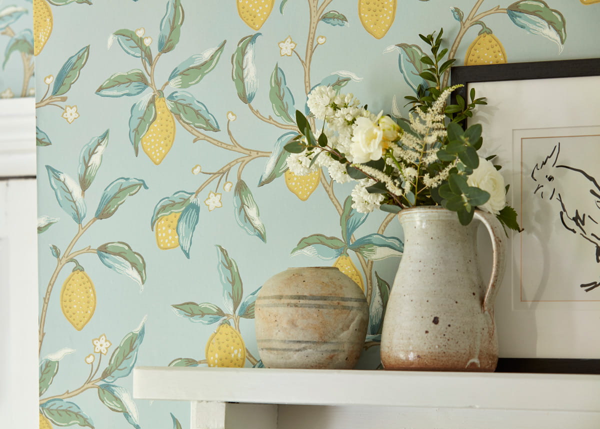 Tapete Lemon Tree - Wedgwood
