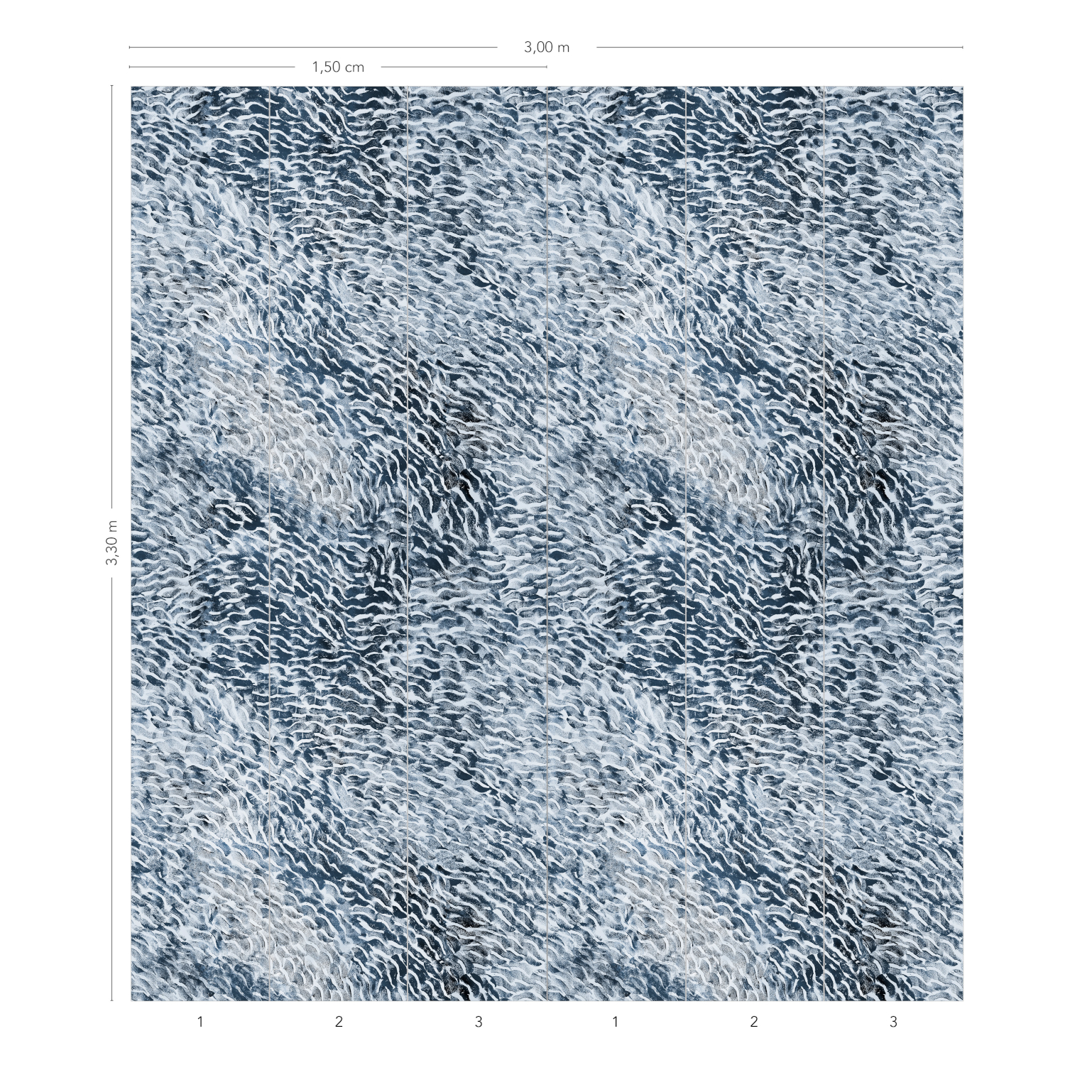 Wandbild Cascade - Marine