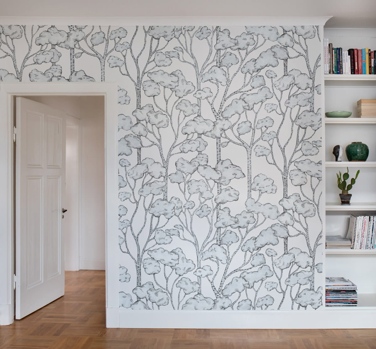 Wandbild Animal Tree - White