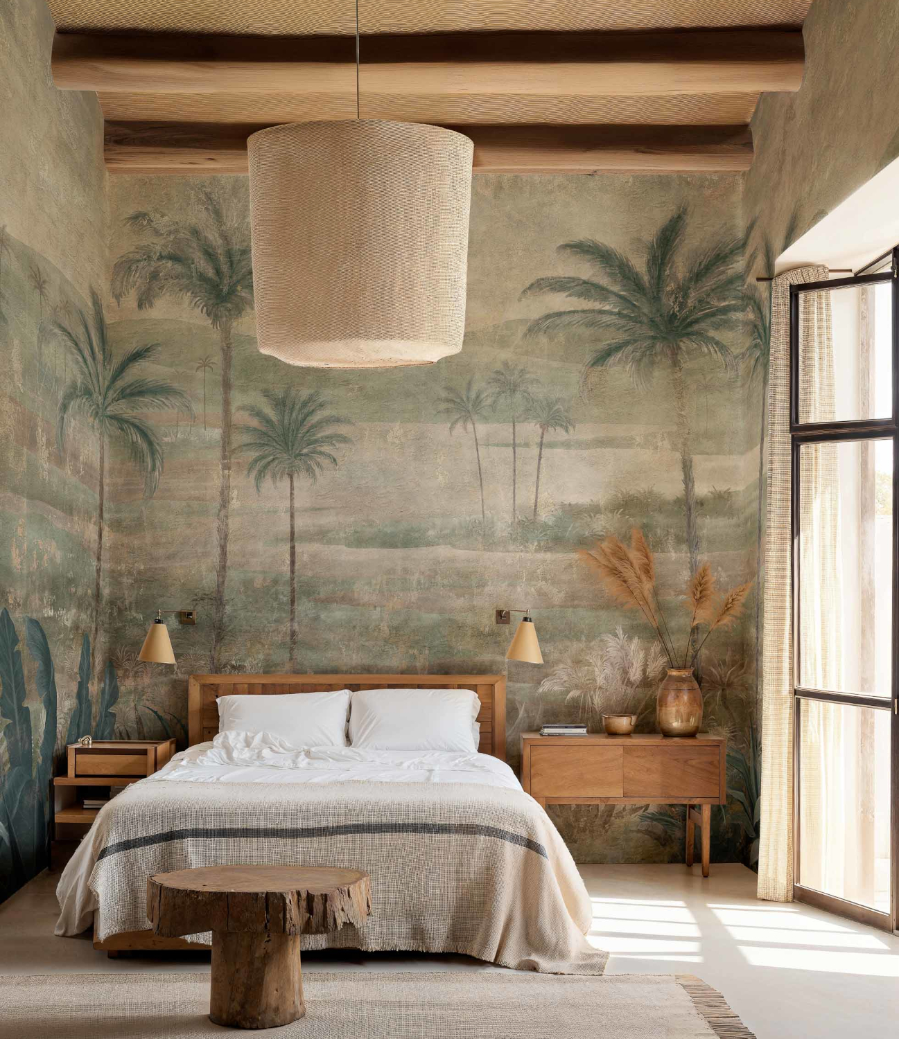 Wandbild Draa Palms - Sage