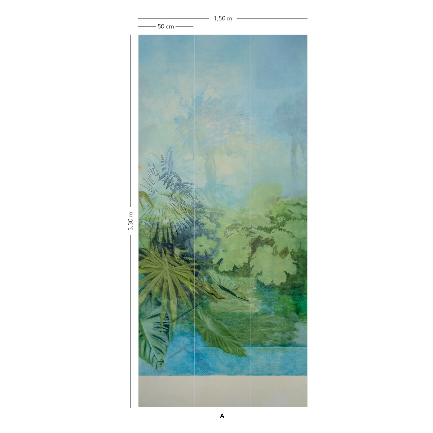 Wandbild Exploration - Panel A