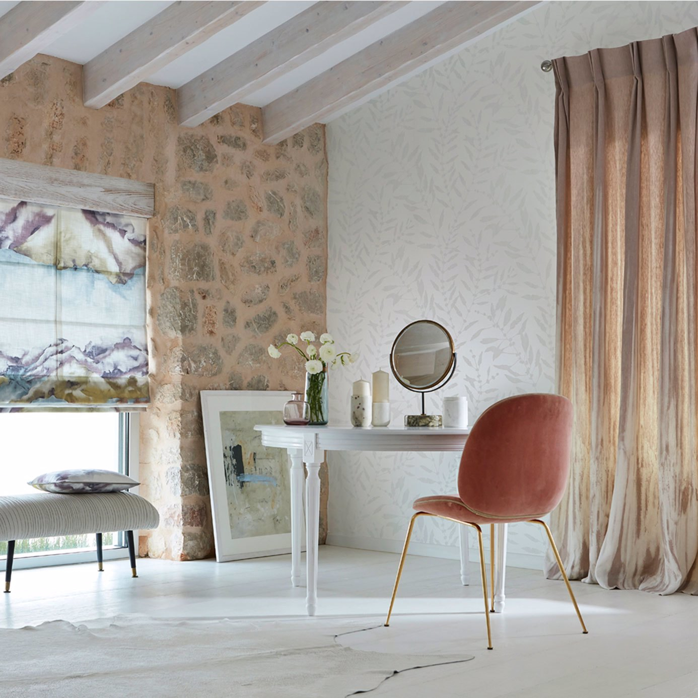 Tapete Chaconia Shimmer - Pearl
