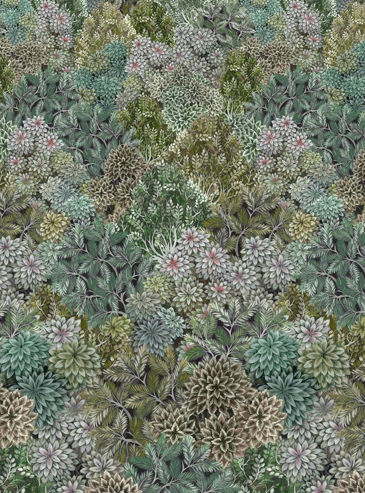 Wandbild Madhya - Moss