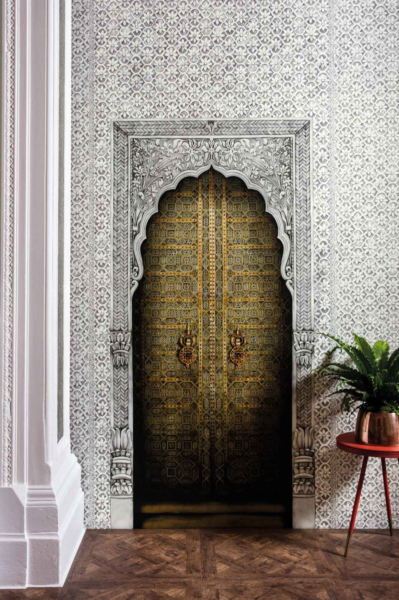 Tapete Jali Trellis - Stone