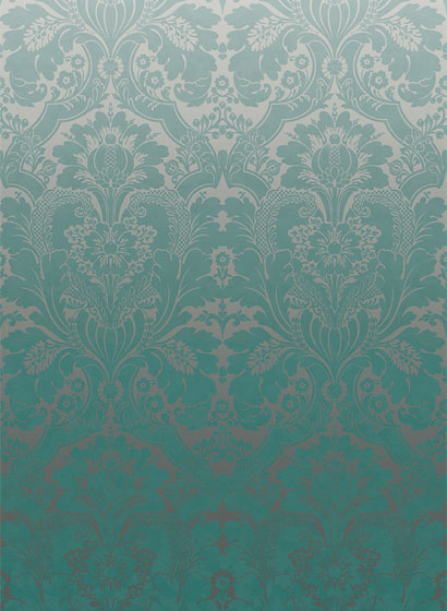 Tapete StJames Park - Teal Fade