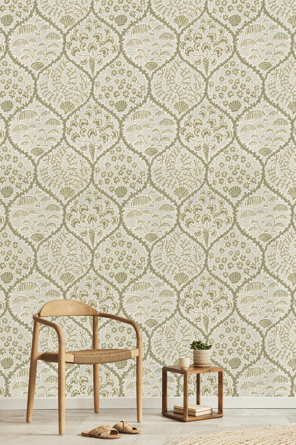 Tapete Sowerby - Soft Olive and Shortwood