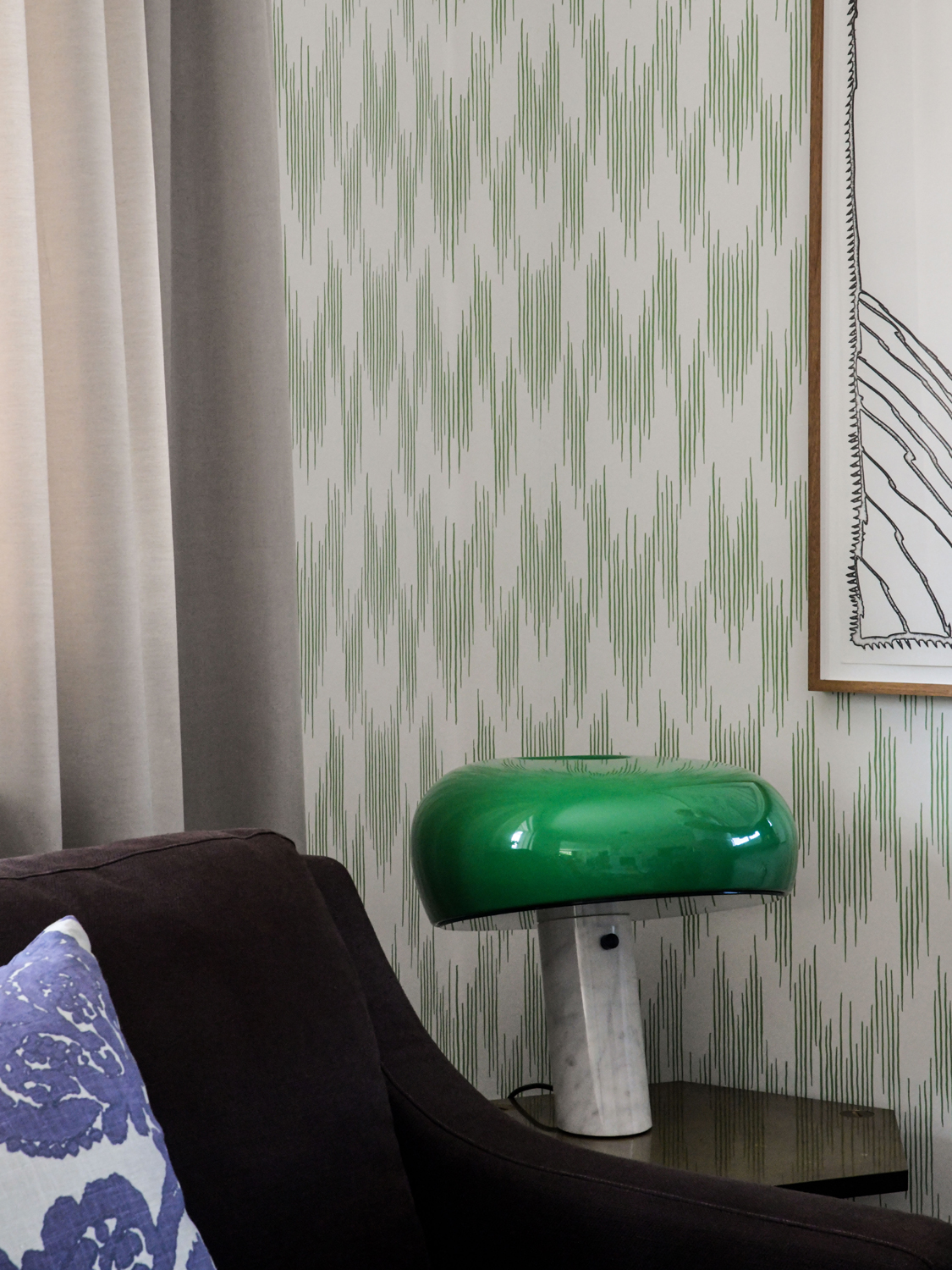 Tapete Ikat - Ivy Green