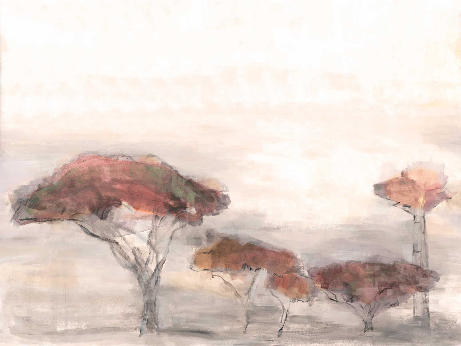 Wandbild Serengueti - Adobe