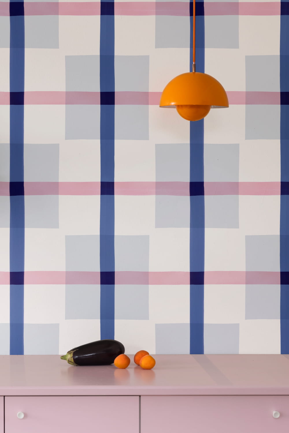 Wandbild Outside The Box - Blue/ Pink