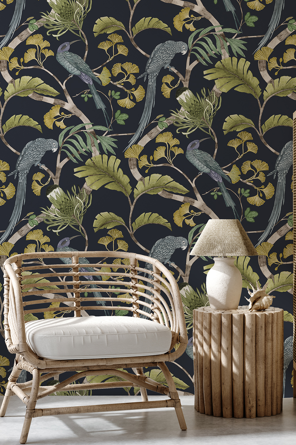 Tapete Living Branches - Petra and Greens