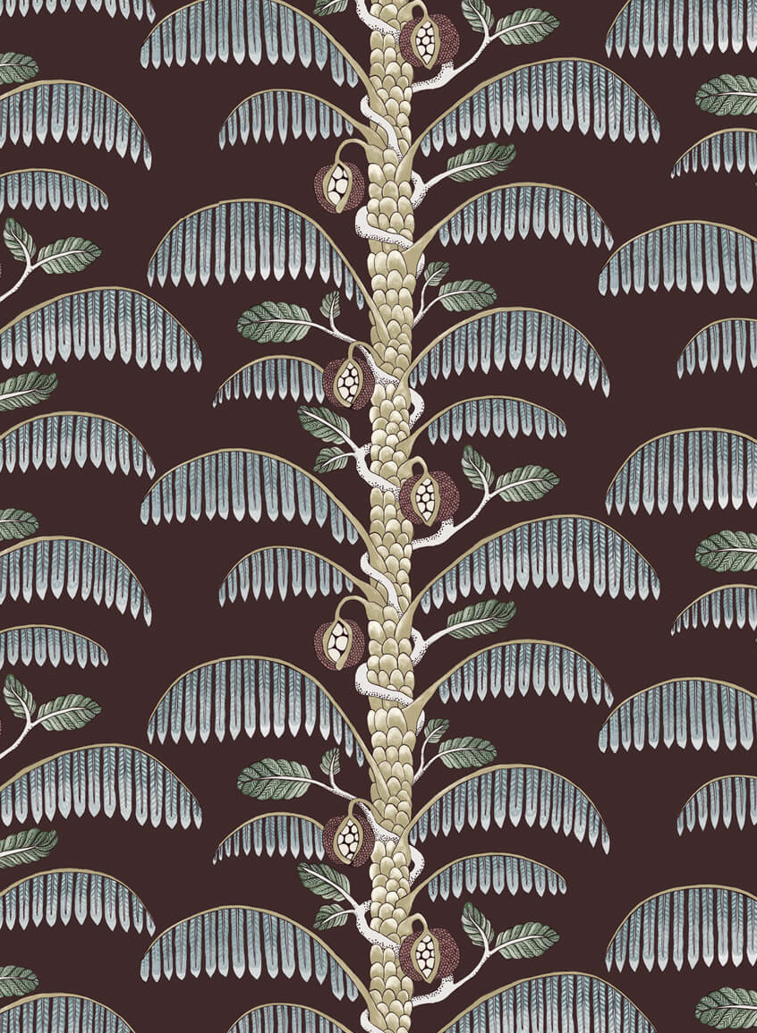 Tapete Palm Stripe - Spicer Brown