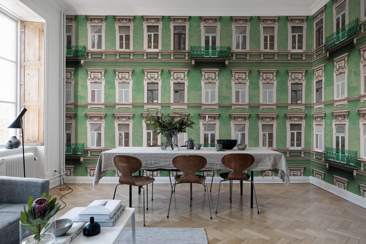 Wandbild Strada - Verde