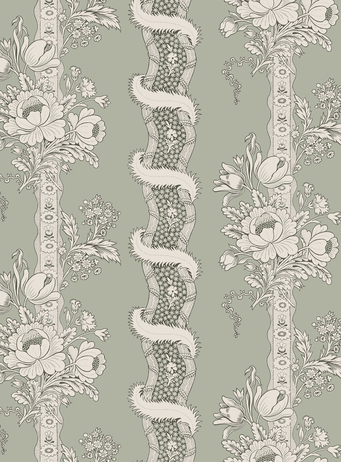 Tapete Alexandra - Sage Green