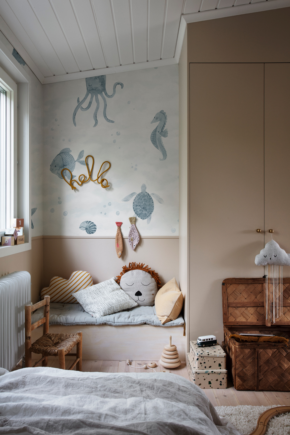 Wandbild Alice - Ocean Blue