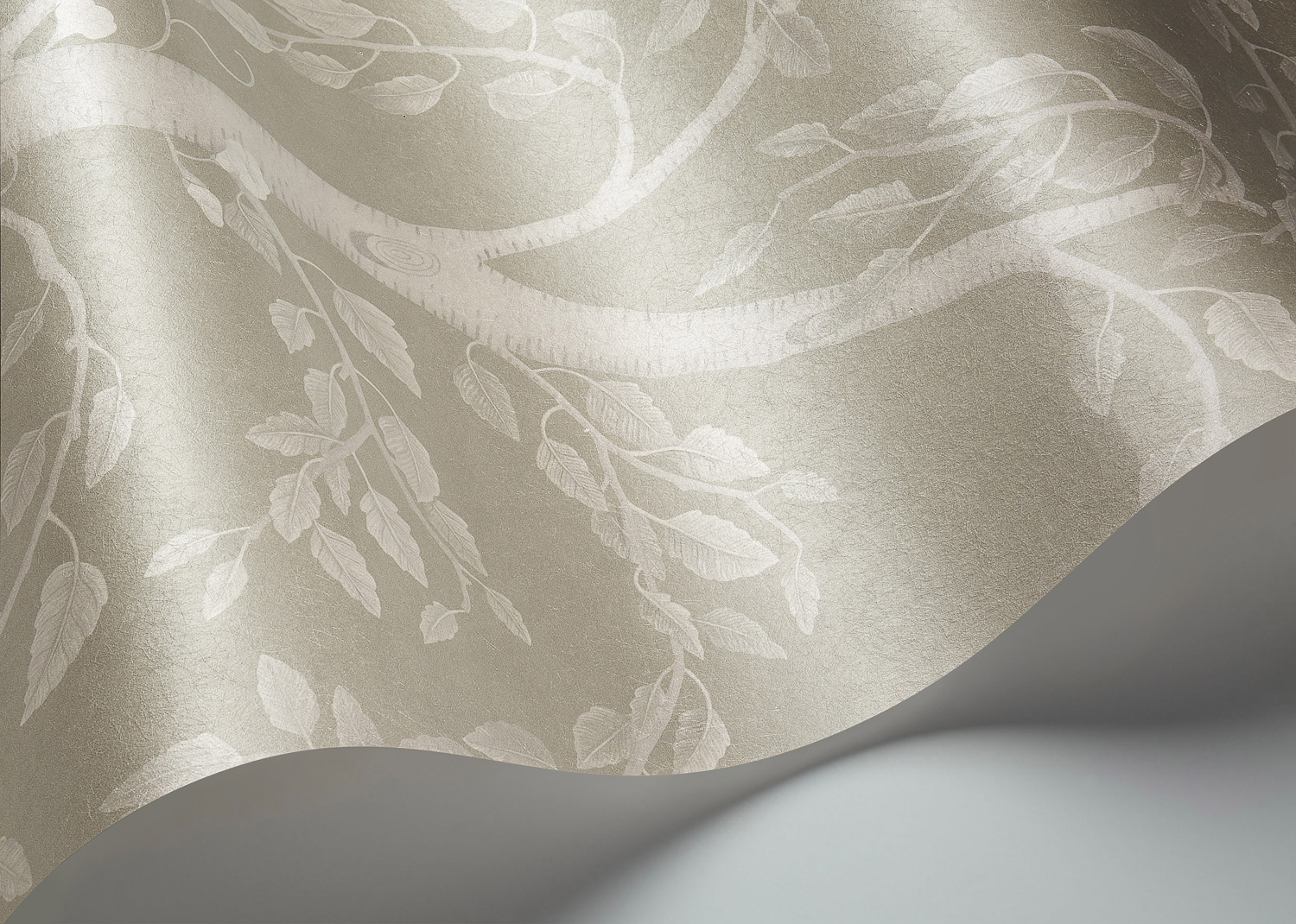 Wandbild Seasonal Woods - Platinum Pearl