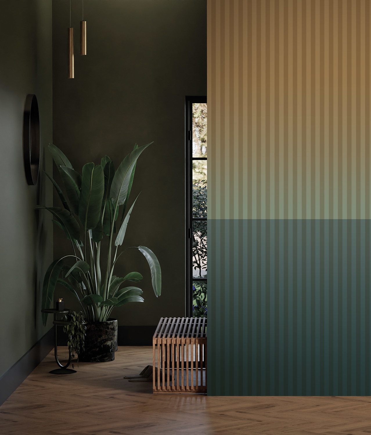 Tapete Gradient Stripes 3 Uyterlinde - FU-018