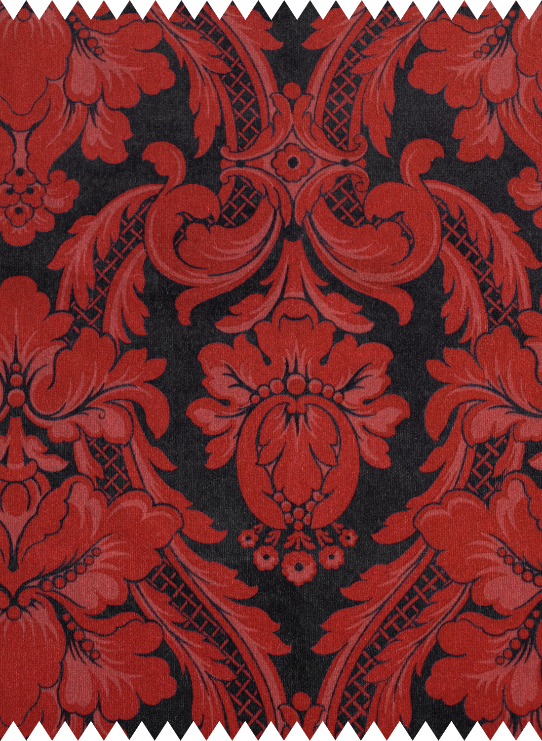 Stoff Venetian Damask - Ruby